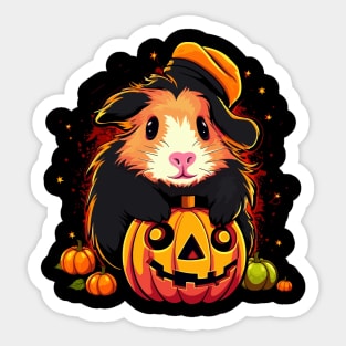 Guinea Pig Halloween Sticker